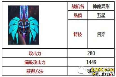 雷霆战机异性怎么获得、神魔异形怎么获得？