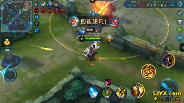 王者荣耀黄忠实战技巧 英勇大炮架起人头必将落地