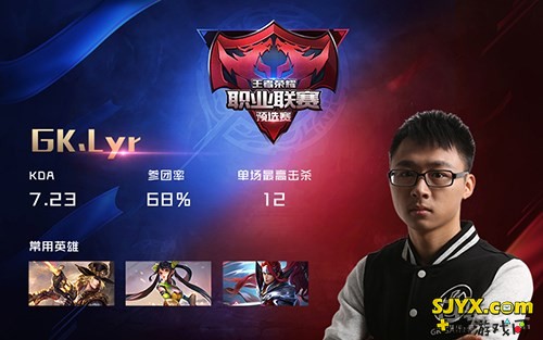 KPL新秀点兵：GK.Lyr演绎新派射手典范