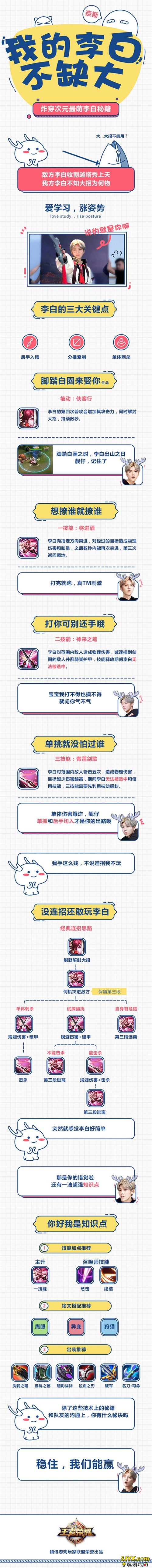 【一图解李白】炸穿次元最萌李白秘籍
