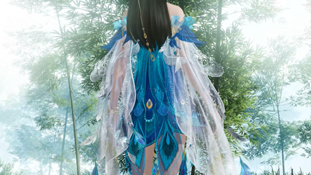 天刀手游全新孔雀青乌主题外观登场,衔信而归报吉祥