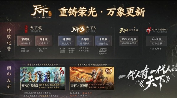  《天下：万象》全平台公测今日开启！三端互通，逆天改命！