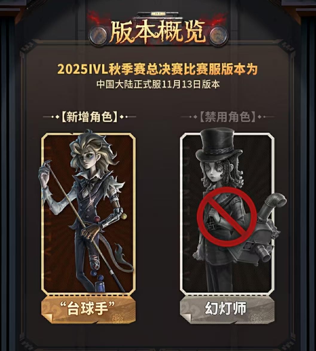 岁末逐光,一决高下!《第五人格》2025IVL秋季赛总决赛竞逐一触即发