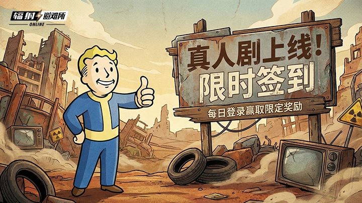 《辐射：避难所Online》联动《辐射》真人剧第二季，限时福利活动开启