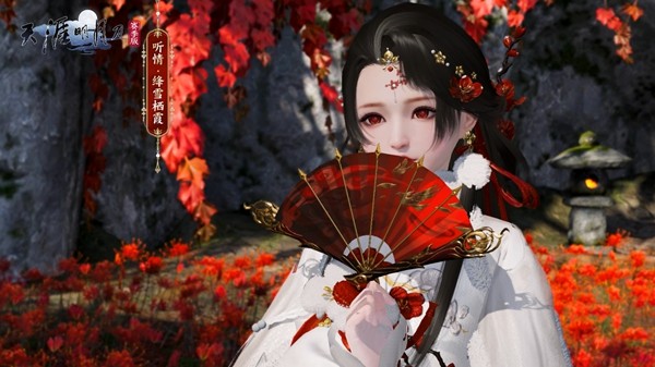 天刀手游冬日梅花主题外观细节首曝,梅落衣间香满袖,凌寒傲雪暗香来