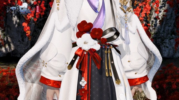 天刀手游冬日梅花主题外观细节首曝,梅落衣间香满袖,凌寒傲雪暗香来