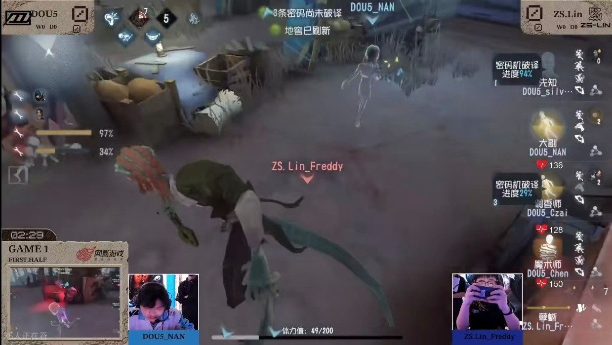 《第五人格》深渊的呼唤IX中国大陆赛区预选赛第一周赛报发布！