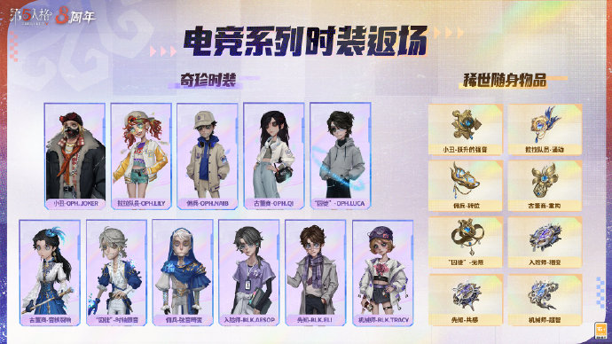 战队集结！《第五人格》电竞系列IDV-ES即将上新！